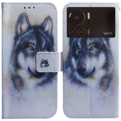 Coloured Drawing Leather Phone Case, For Infinix Hot 11 2022, For Infinix Note 12 VIP, For Tecno Spark 9 Pro