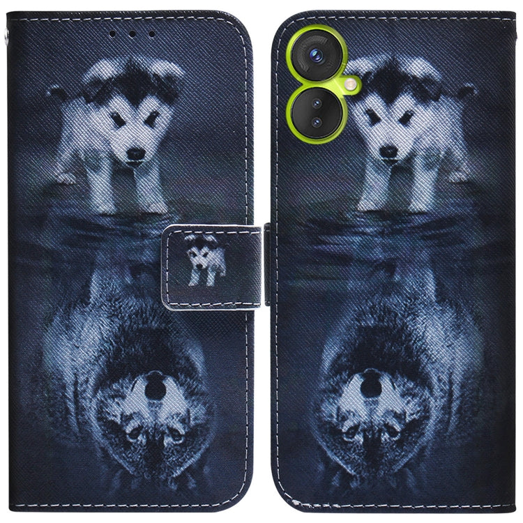 Coloured Drawing Leather Phone Case, For Infinix Hot 11 2022, For Infinix Note 12 VIP, For Tecno Spark 9 Pro
