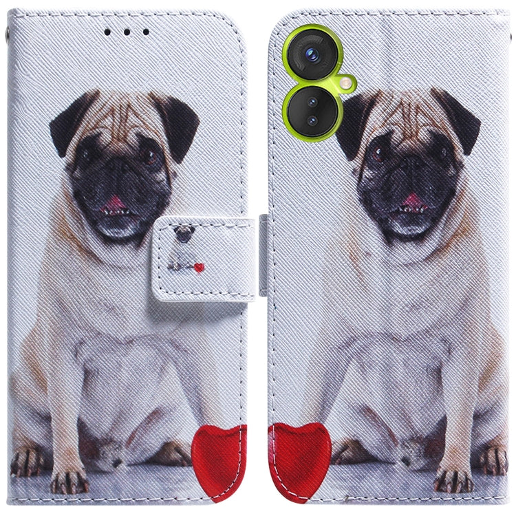 Coloured Drawing Leather Phone Case, For Infinix Hot 11 2022, For Infinix Note 12 VIP, For Tecno Spark 9 Pro