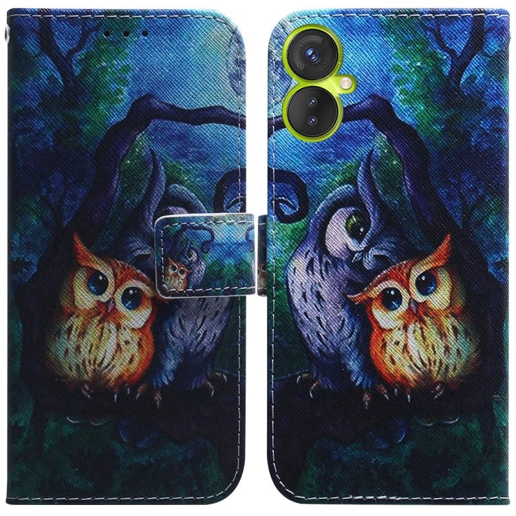 Coloured Drawing Leather Phone Case, For Infinix Hot 11 2022, For Infinix Note 12 VIP, For Tecno Spark 9 Pro