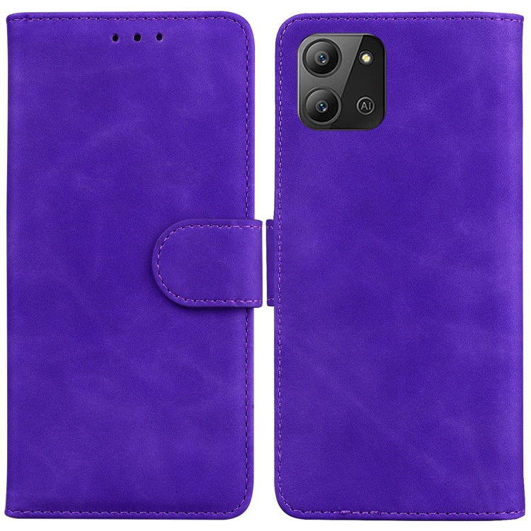 Skin Feel Pure Color Flip Leather Phone Case, For Infinix Hot 11 2022, For Infinix Note 12 VIP, For Tecno Spark 9 Pro