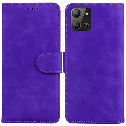 Skin Feel Pure Color Flip Leather Phone Case, For Infinix Hot 11 2022, For Infinix Note 12 VIP, For Tecno Spark 9 Pro