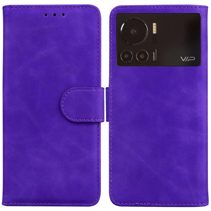 Skin Feel Pure Color Flip Leather Phone Case, For Infinix Hot 11 2022, For Infinix Note 12 VIP, For Tecno Spark 9 Pro