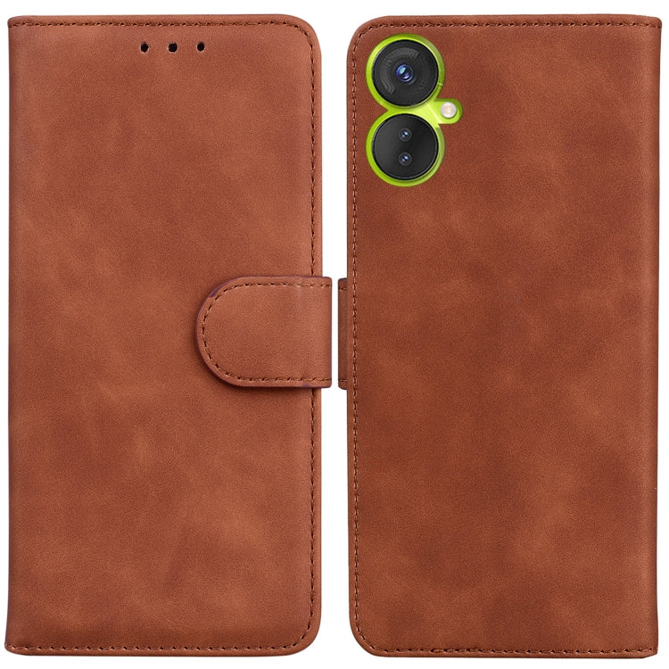 Skin Feel Pure Color Flip Leather Phone Case, For Infinix Hot 11 2022, For Infinix Note 12 VIP, For Tecno Spark 9 Pro