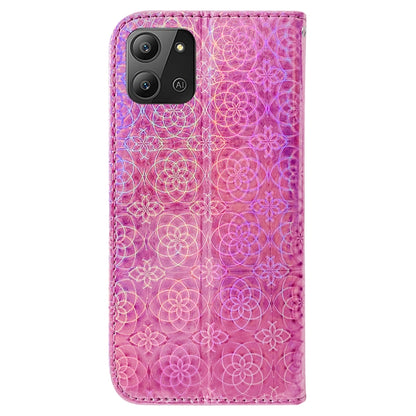 Colorful Magnetic Buckle Leather Phone Case, For Infinix Hot 11 2022, For Infinix Note 12 VIP, For Tecno Spark 9 Pro