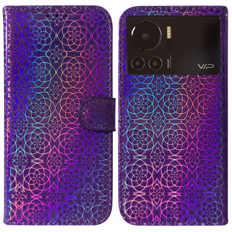 Colorful Magnetic Buckle Leather Phone Case, For Infinix Hot 11 2022, For Infinix Note 12 VIP, For Tecno Spark 9 Pro