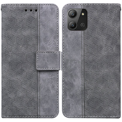Geometric Embossed Leather Phone Case, For Infinix Hot 11 2022, For Infinix Note 12 VIP, For Tecno Spark 9 Pro