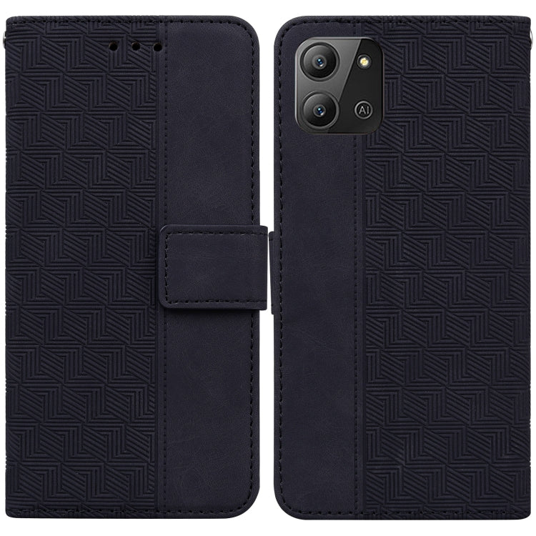 Geometric Embossed Leather Phone Case, For Infinix Hot 11 2022, For Infinix Note 12 VIP, For Tecno Spark 9 Pro