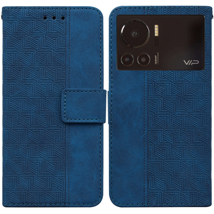 Geometric Embossed Leather Phone Case, For Infinix Hot 11 2022, For Infinix Note 12 VIP, For Tecno Spark 9 Pro