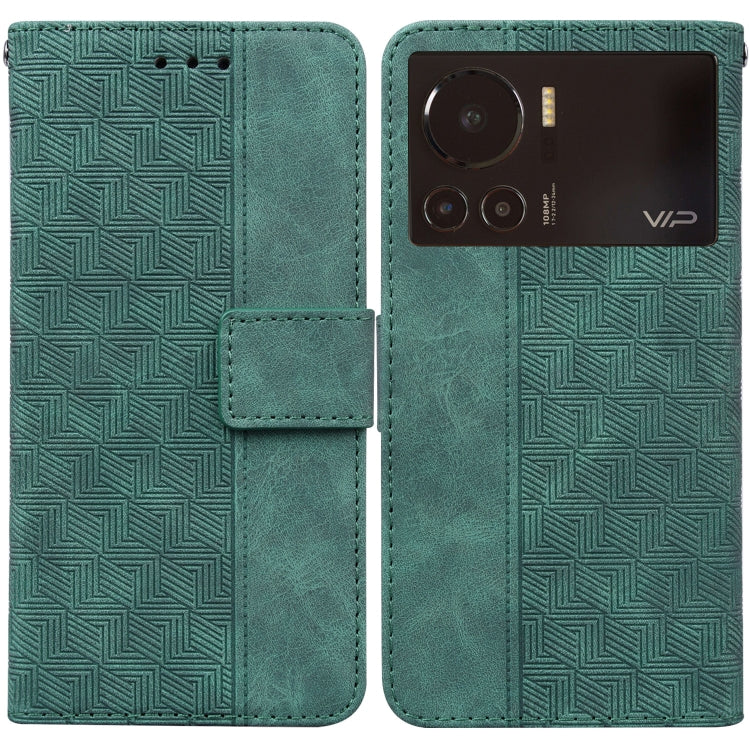 Geometric Embossed Leather Phone Case, For Infinix Hot 11 2022, For Infinix Note 12 VIP, For Tecno Spark 9 Pro