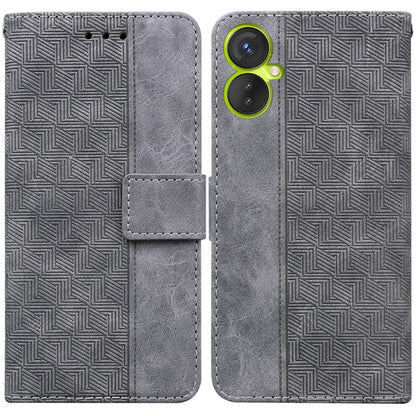 Geometric Embossed Leather Phone Case, For Infinix Hot 11 2022, For Infinix Note 12 VIP, For Tecno Spark 9 Pro