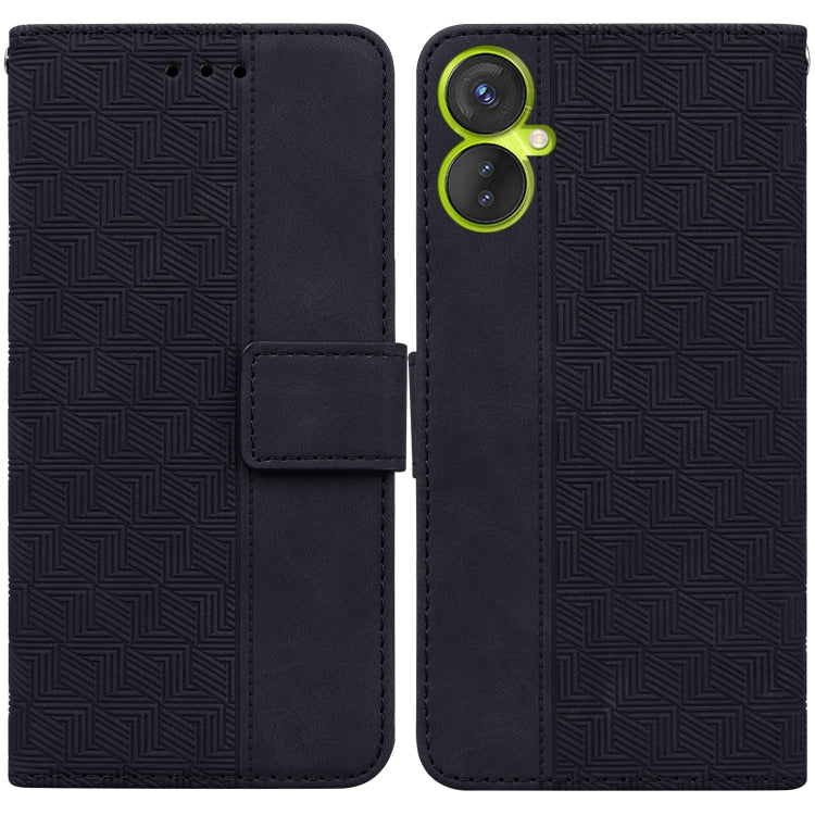 Geometric Embossed Leather Phone Case, For Infinix Hot 11 2022, For Infinix Note 12 VIP, For Tecno Spark 9 Pro