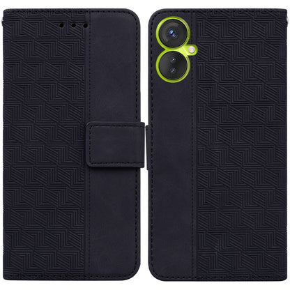Geometric Embossed Leather Phone Case, For Infinix Hot 11 2022, For Infinix Note 12 VIP, For Tecno Spark 9 Pro