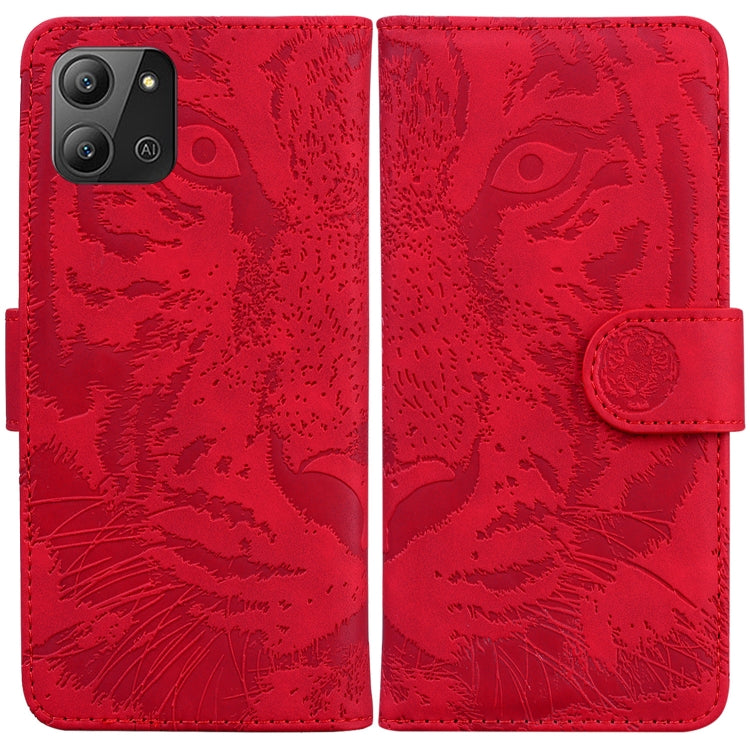 Tiger Embossing Pattern Horizontal Flip Leather Phone Case, For Infinix Hot 11 2022, For Infinix Note 12 VIP, For Tecno Spark 9 Pro