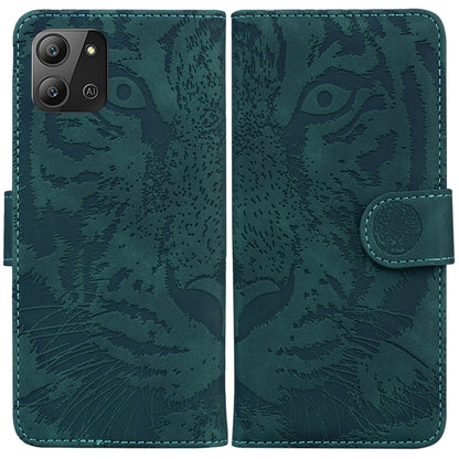 Tiger Embossing Pattern Horizontal Flip Leather Phone Case, For Infinix Hot 11 2022, For Infinix Note 12 VIP, For Tecno Spark 9 Pro