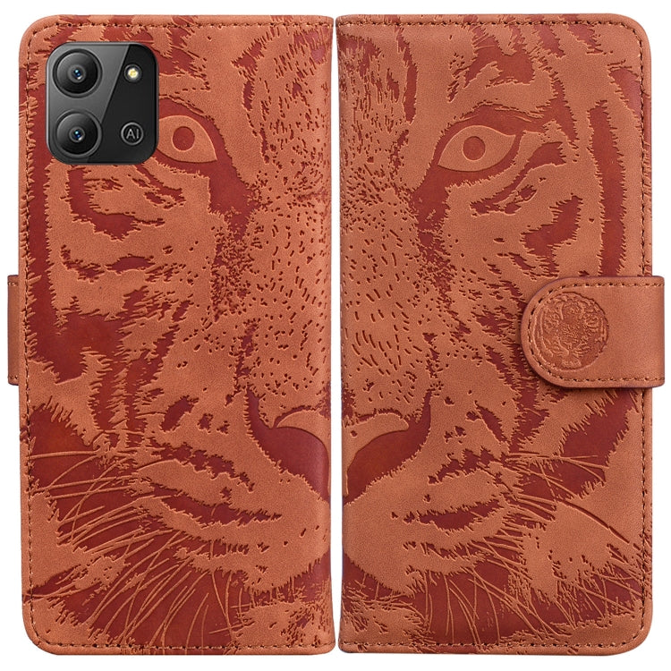 Tiger Embossing Pattern Horizontal Flip Leather Phone Case, For Infinix Hot 11 2022, For Infinix Note 12 VIP, For Tecno Spark 9 Pro