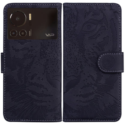 Tiger Embossing Pattern Horizontal Flip Leather Phone Case, For Infinix Hot 11 2022, For Infinix Note 12 VIP, For Tecno Spark 9 Pro