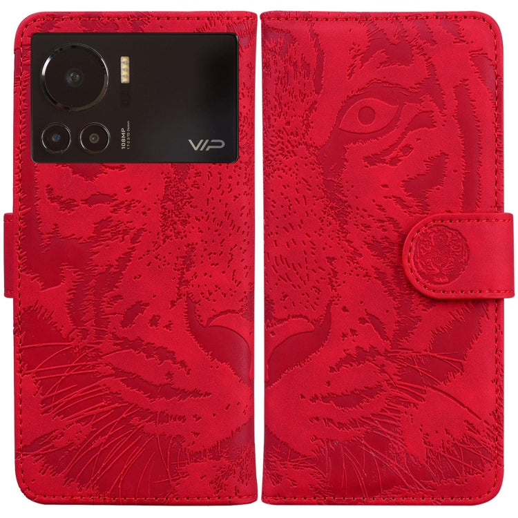 Tiger Embossing Pattern Horizontal Flip Leather Phone Case, For Infinix Hot 11 2022, For Infinix Note 12 VIP, For Tecno Spark 9 Pro
