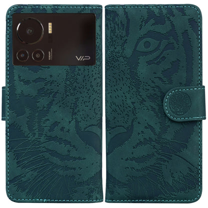 Tiger Embossing Pattern Horizontal Flip Leather Phone Case, For Infinix Hot 11 2022, For Infinix Note 12 VIP, For Tecno Spark 9 Pro