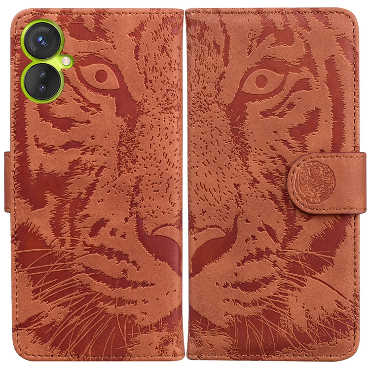 Tiger Embossing Pattern Horizontal Flip Leather Phone Case, For Infinix Hot 11 2022, For Infinix Note 12 VIP, For Tecno Spark 9 Pro