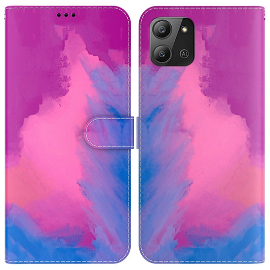 Watercolor Pattern Horizontal Flip Leather Phone Case, For Infinix Hot 11 2022, For Infinix Note 12 VIP, For Tecno Spark 9 Pro