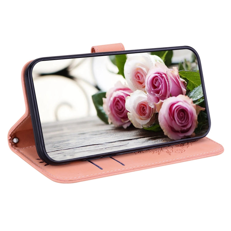 Butterfly Rose Embossed Leather Phone Case, For Infinix Hot 11 2022, For Infinix Note 12 VIP, For Tecno Spark 9 Pro