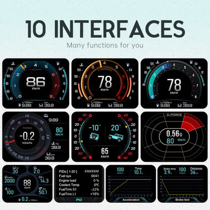 A450 OGM Car 2.8 inch OBDII + MEMS + GPS Head-Up Display System, A450 OGM
