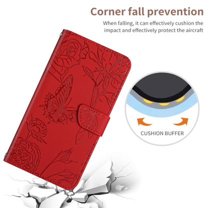 HT03 Skin Feel Butterfly Embossed Flip Leather Phone Case, For Tecno Camon 17 Pro, For Tecno Camon 17P, For Tecno Camon 18i, For Tecno Camon 18 P, For Tecno Camon 19 4G, For Tecno Camon 19 Pro 4G, For Tecno Pova 2, For Tecno Spark 8                    ...