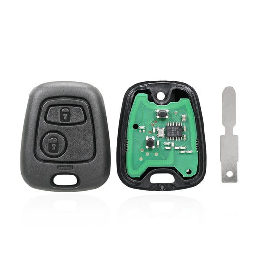 For Peugeot 206 433MHz 2 Buttons Intelligent Remote Control Car Key, NE78, SX9
