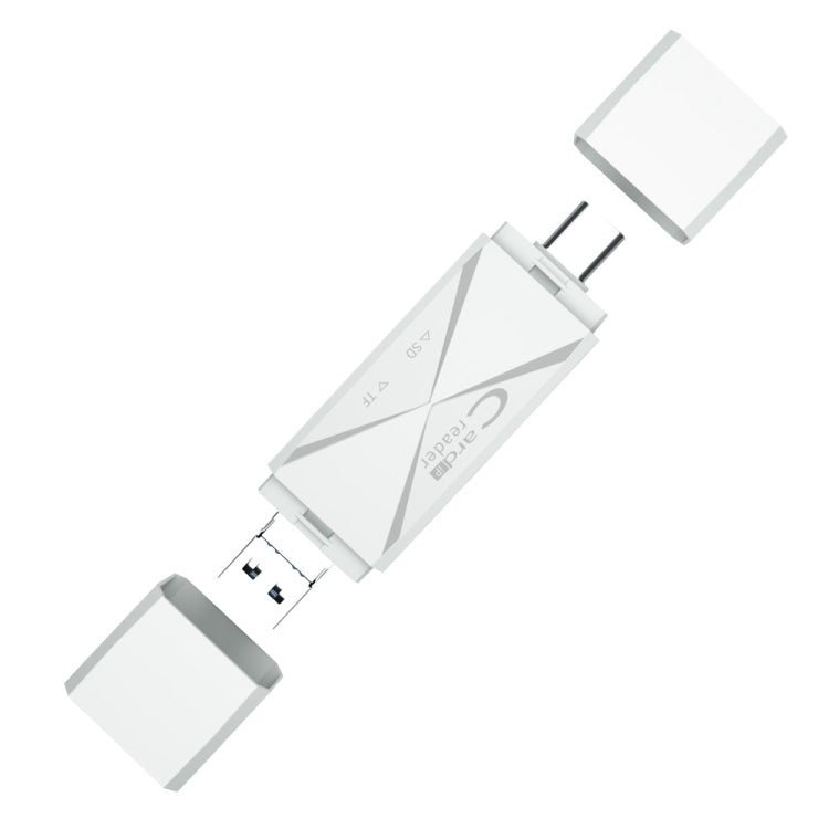 Lecteur de carte multifonction ADS-218 8 broches+USB+Type-C