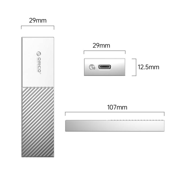 ORICO 10Gbps USB3.1 Gen2 Type-C M.2 NVMe SSD Enclosure