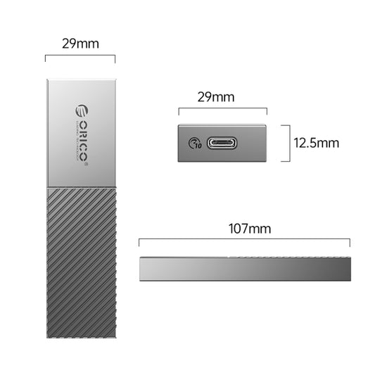 ORICO 10Gbps USB3.2 Gen2 Type-C M.2 NVMe/NGFF(SATA) Dual Protocol SSD Enclosure