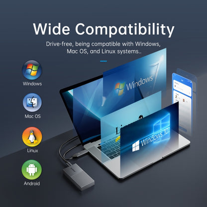 ORICO 10Gbps USB3.2 Gen2 Type-C M.2 NVMe/NGFF(SATA) Dual Protocol SSD Enclosure