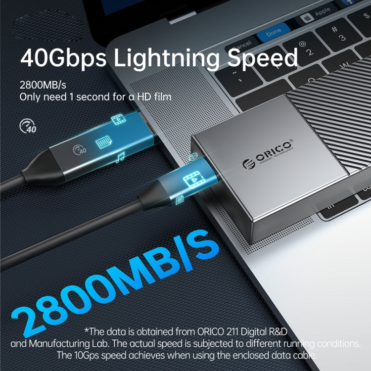 ORICO 20Gbps USB3.2 Gen2x2 Type-C M.2 NVMe SSD Enclosure