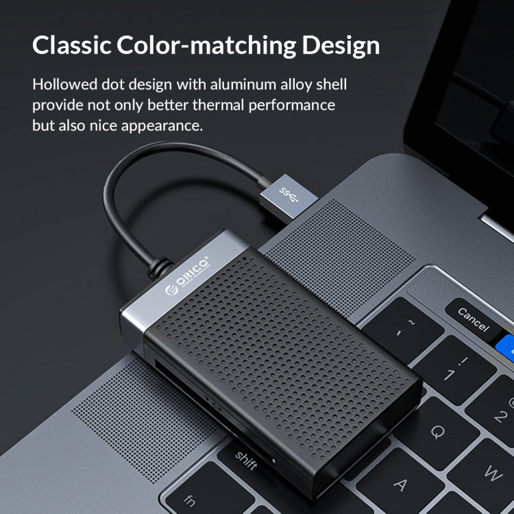 Lecteur de carte multifonction USB-C 4-en-1 simultané ORICO CL4T-C3, CL4T-C3