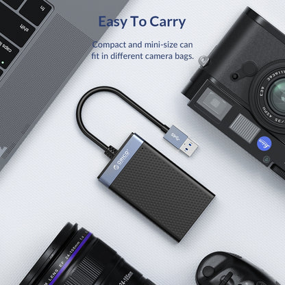 Lecteur de carte multifonction USB-C 4-en-1 simultané ORICO CL4T-C3, CL4T-C3