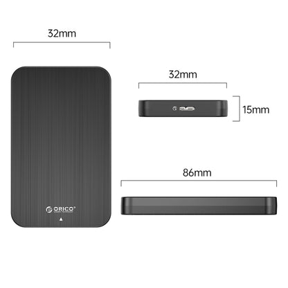 ORICO HM25U3 2.5 inch USB3.0 Micro-B Hard Drive Enclosure, EU Plug, US Plug, UK Plug, AU Plug