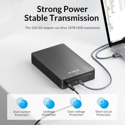 ORICO HM25U3 2.5 inch USB3.0 Micro-B Hard Drive Enclosure, EU Plug, US Plug, UK Plug, AU Plug