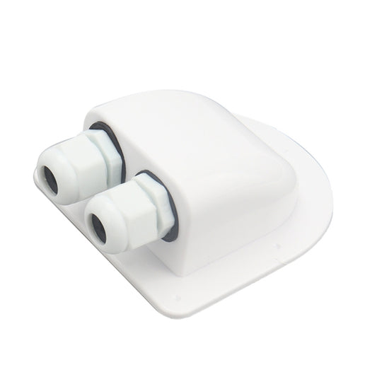RV Sealed Waterproof Solar Double Cable Entry Gland Box, A6098