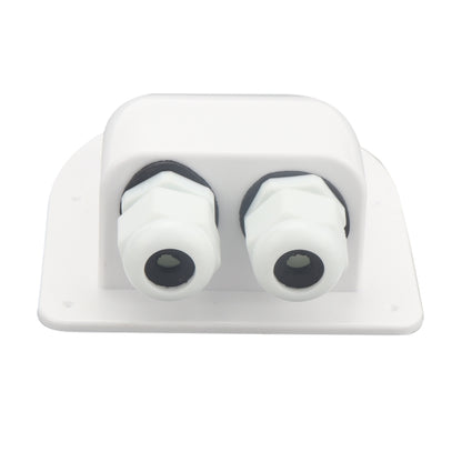 RV Sealed Waterproof Solar Double Cable Entry Gland Box, A6098