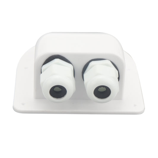 RV Sealed Waterproof Solar Double Cable Entry Gland Box, A6098