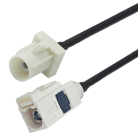 20cm Fakra B Male to Fakra B Female Extension Cable, Fakra B Male to Fakra B Female