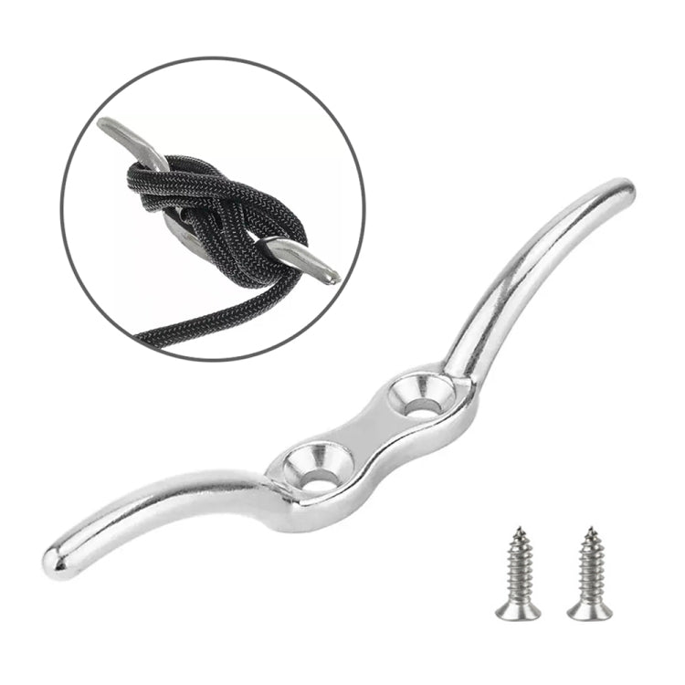 316 Stainless Steel Marine Flagpole Hook with Screw, Style:2-1/2 inch, 2-1/2 inch, 4 inch, 6 inch