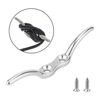 316 Stainless Steel Marine Flagpole Hook with Screw, Style:2-1/2 inch, 2-1/2 inch, 4 inch, 6 inch