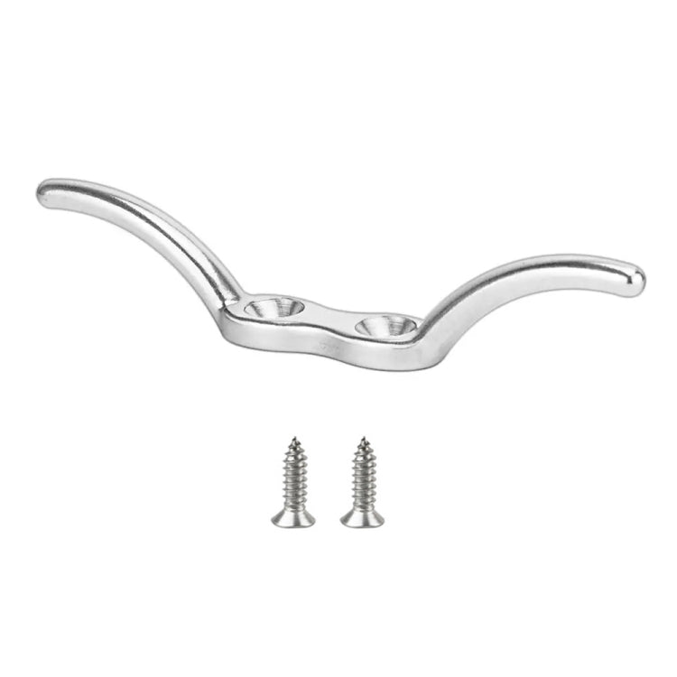 316 Stainless Steel Marine Flagpole Hook with Screw, Style:2-1/2 inch, 2-1/2 inch, 4 inch, 6 inch