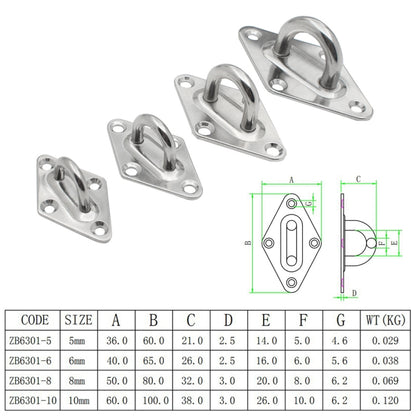 Ship Diamond Door Hinges Buckle, 5 PCS 5mm 304 Stainless Steel, 5 PCS 5mm 316 Stainless Steel, 5 PCS 6mm 304 Stainless Steel, 5 PCS 6mm 316 Stainless Steel, 3 PCS 8mm 304 Stainless Steel, 3 PCS 8mm 316 Stainless Steel, 2 PCS 10mm 304 Stainless Steel���...