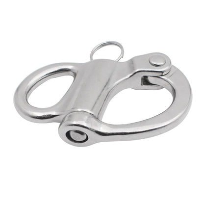 2 PCS 316 Stainless Steel Fixed Spring Shackle, 35mm, 52mm