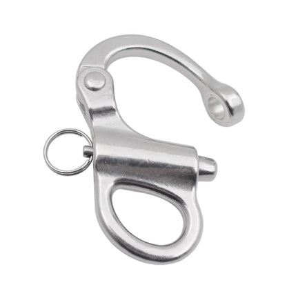 2 PCS 316 Stainless Steel Fixed Spring Shackle, 35mm, 52mm