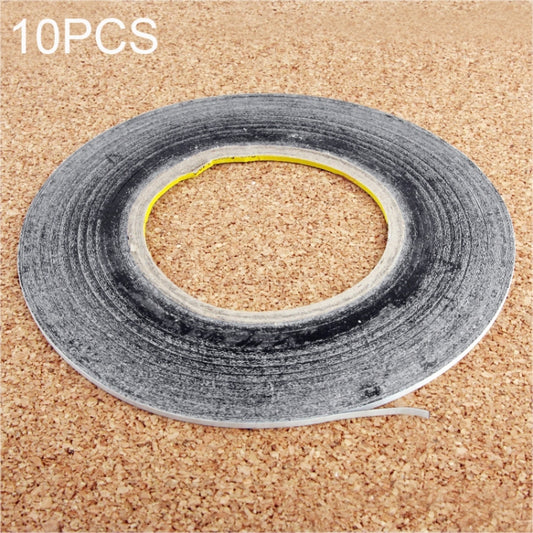 10 PCS Double Sided Adhesive Sticker Tape for Phone Touch Panel Repair, Length: 50m, 1mm, 2mm