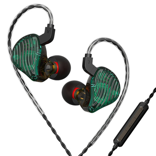 CVJ-CSE Ring Iron Hybrid Music Running Sports In-Ear Wired Headphone, With Mic, Without Mic